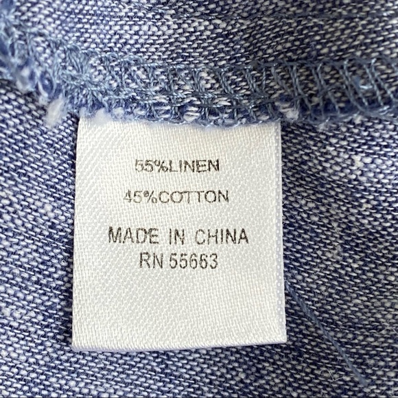 For Cynthia Sleeveless Linen Blend A-Line Dress Rick Rack - Picture 9 of 13